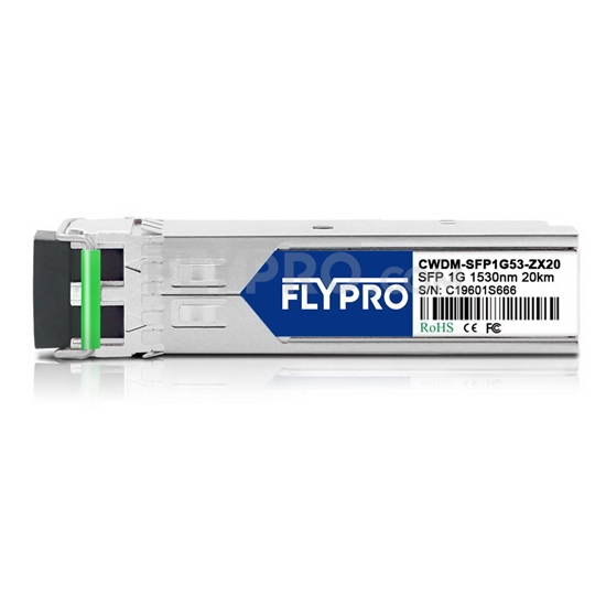 Bild von Extreme Networks CWDM-SFP-1530-20 1530nm 20km Kompatibles 1000BASE-CWDM SFP Transceiver Modul, DOM