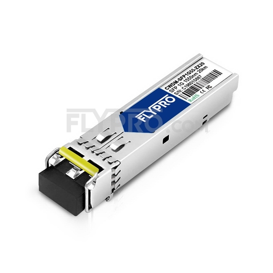 Image de Juniper Networks EX-SFP-GE20KCW1550 Compatible Module SFP (Mini-GBIC) 1000BASE-CWDM 1550nm 20km DOM