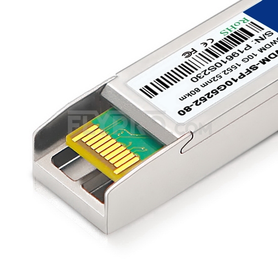 Picture of Dell Force10 C31 DWDM-SFP10G-52.52 Compatible 10G DWDM SFP+ 1552.52nm 80km DOM Transceiver Module
