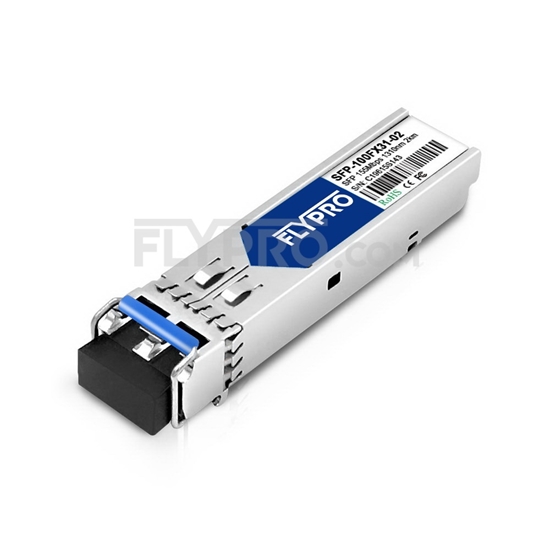 Picture of Allied Telesis AT-SPFX/2 Compatible 100BASE-FX SFP 1310nm 2km DOM Transceiver Module