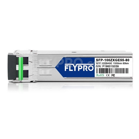 Image de Cisco GLC-FE-100ZX Compatible Module SFP 100BASE-ZX 1550nm 80km DOM