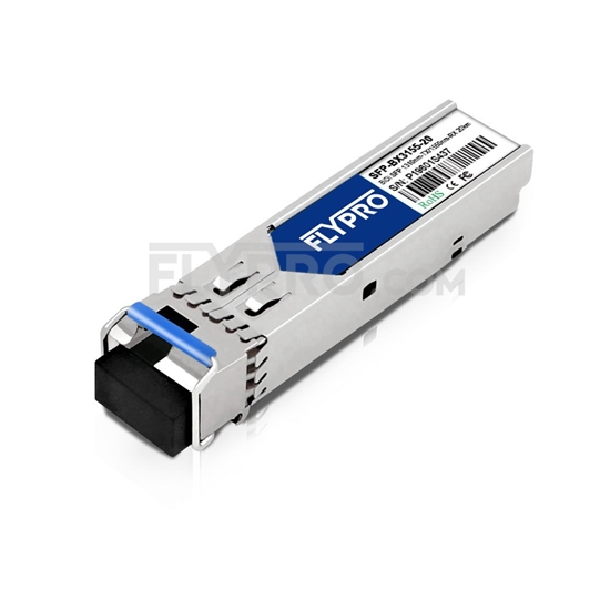 Picture of Extreme Networks MGBIC-BX20-D-1310 Compatible 1000BASE-BX BiDi SFP 1310nm-TX/1550nm-RX 20km DOM Transceiver Module