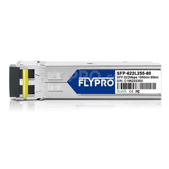 Picture of Juniper Networks SFP-1OC12-LR2 Compatible OC-12/STM-4 LR-2 SFP 1550nm 80km DOM Transceiver Module