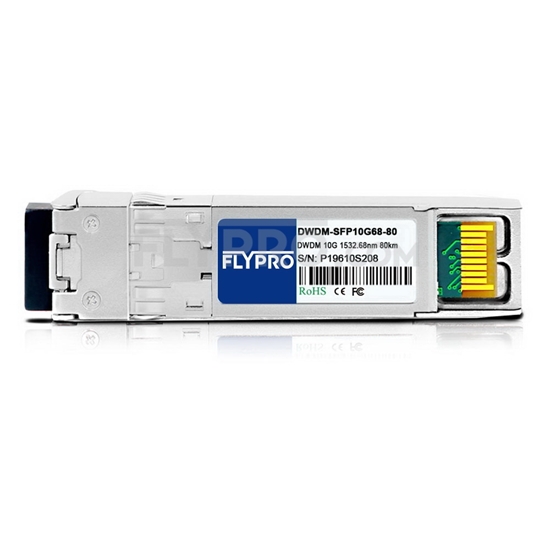 Bild von HPE C56 DWDM-SFP10G-32.68-80 100GHz 1532,68nm 80km Kompatibles 10G DWDM SFP+ Transceiver Modul, DOM