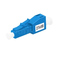 LC/UPC festes LWL-Dämpfungsglied, 25dB, Singlemode, Stecker-Buchse