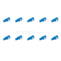 LC/UPC Single Mode Fixed Fiber Optic Attenuator, Male-Female, 12dB (10pcs/Pack)