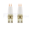Picture of 1m (3ft) LC UPC to LC UPC Duplex OM1 Multimode PVC (OFNR) 2.0mm Fiber Optic Patch Cable