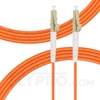 Picture of 3m (10ft) LC UPC to LC UPC Simplex OM1 Multimode PVC (OFNR) 2.0mm Fiber Optic Patch Cable
