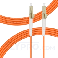 3m (10ft) LC UPC to LC UPC Simplex OM1 Multimode PVC (OFNR) 2.0mm Fiber Optic Patch Cable