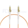 Picture of 1m (3ft) LC UPC to LC UPC Simplex OM1 Multimode PVC (OFNR) 2.0mm Fiber Optic Patch Cable