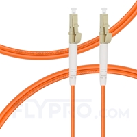 2m LC UPC vers LC UPC Simplex 2,0mm PVC (OFNR) OM1 Jarretière Optique Multimode