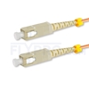 Picture of 2m (7ft) SC UPC to SC UPC Simplex OM1 Multimode PVC (OFNR) 2.0mm Fiber Optic Patch Cable