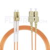Picture of 20m (66ft) LC UPC to SC UPC Duplex 3.0mm PVC (OFNR) OM1 Multimode Fiber Optic Patch Cable