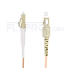 Bild von 30m (98ft) LC UPC to SC UPC Duplex 3.0mm PVC (OFNR) OM2 Multimode Fiber Optic Patch Cable