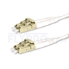 Picture of 1m (3ft) LC UPC to LC UPC Duplex OM3 Multimode PVC (OFNR) 2.0mm Fiber Optic Patch Cable