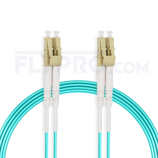 Image de 7m LC UPC vers LC UPC Duplex OM3 PVC (OFNR) 2,0mm Jarretière Optique Multimode