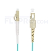 Picture of 1m (3ft) LC UPC to SC UPC Duplex OM3 Multimode PVC (OFNR) 2.0mm Fiber Optic Patch Cable