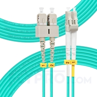 LWL-Patchkabel, 7m (23ft) LC UPC auf SC UPC Duplex OM3 Multimode PVC (OFNR) 2.0mm