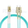Picture of 7m (23ft) LC UPC to SC UPC Duplex OM3 Multimode PVC (OFNR) 2.0mm Fiber Optic Patch Cable