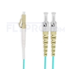 Picture of 5m (16ft) LC UPC to ST UPC Duplex OM3 Multimode PVC (OFNR) 2.0mm Fiber Optic Patch Cable