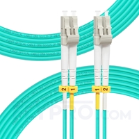 15m (49ft) LC UPC to LC UPC Duplex OM4 Multimode LSZH 2.0mm Fiber Optic Patch Cable
