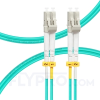 2m (7ft) LC UPC to LC UPC Duplex OM4 Multimode LSZH 2.0mm Fiber Optic Patch Cable