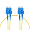 Picture of 1m (3ft) SC UPC to SC UPC Duplex OS2 Single Mode PVC (OFNR) 2.0mm Fiber Optic Patch Cable