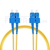 Picture of 5m (16ft) SC UPC to SC UPC Duplex OS2 Single Mode PVC (OFNR) 2.0mm Fiber Optic Patch Cable