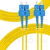 Picture of 15m (49ft) SC UPC to SC UPC Duplex OS2 Single Mode PVC (OFNR) 2.0mm Fiber Optic Patch Cable