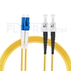 Picture of 5m (16ft) LC UPC to ST UPC Duplex OS2 Single Mode PVC (OFNR) 2.0mm Fiber Optic Patch Cable