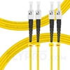 Picture of 5m (16ft) ST UPC to ST UPC Duplex OS2 Single Mode PVC (OFNR) 2.0mm Fiber Optic Patch Cable