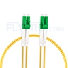Picture of 2m (7ft) LC APC to LC APC Duplex OS2 Single Mode PVC (OFNR) 2.0mm Fiber Optic Patch Cable