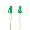 Picture of 2m (7ft) LC APC to LC APC Duplex OS2 Single Mode PVC (OFNR) 2.0mm Fiber Optic Patch Cable