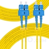 Bild von 30m (98ft) SC UPC to SC UPC Duplex 3.0mm PVC (OFNR) 9/125 Single Mode Fiber Patch Cable