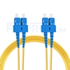 Bild von 15m (49ft) SC UPC to SC UPC Duplex 3.0mm PVC (OFNR) 9/125 Single Mode Fiber Patch Cable