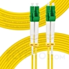 Picture of 30m (98ft) LC APC to LC APC Duplex 3.0mm PVC (OFNR) 9/125 Single Mode Fiber Patch Cable