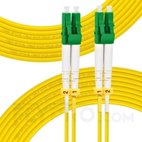 30m (98ft) LC APC to LC APC Duplex 3.0mm PVC (OFNR) 9/125 Single Mode Fiber Patch Cable