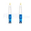 Picture of 2m (7ft) LC UPC to LC UPC Simplex OS2 Single Mode PVC (OFNR) 2.0mm Fiber Optic Patch Cable