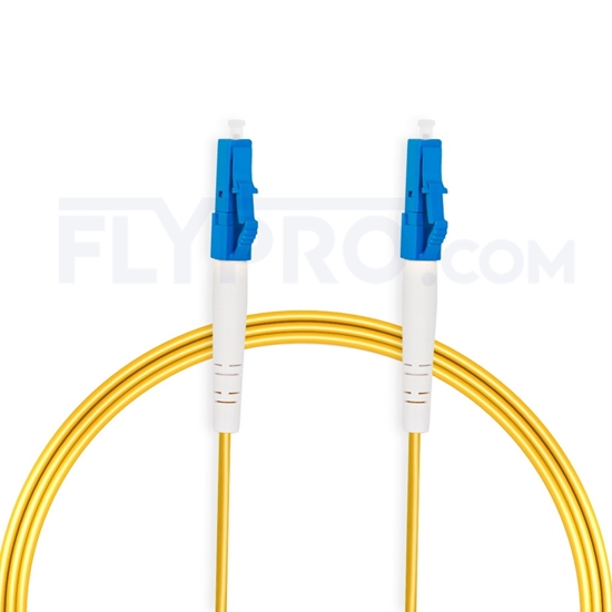 Bild von LWL-Patchkabel, 5m (16ft) LC UPC auf LC UPC Simplex OS2 Singlemode PVC (OFNR) 2.0mm