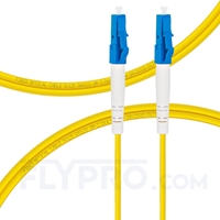 LWL-Patchkabel, 1m (3ft) LC UPC auf LC UPC Simplex OS2 Singlemode PVC (OFNR) 2.0mm