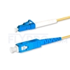 Picture of 1m (3ft) LC UPC to SC UPC Simplex OS2 Single Mode PVC (OFNR) 2.0mm Fiber Optic Patch Cable