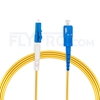 Picture of 10m (33ft) LC UPC to SC UPC Simplex OS2 Single Mode PVC (OFNR) 2.0mm Fiber Optic Patch Cable