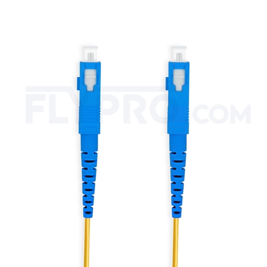 Picture of 10m (33ft) SC UPC to SC UPC Simplex OS2 Single Mode PVC (OFNR) 2.0mm Fiber Optic Patch Cable