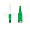 Picture of 3m (10ft) LC APC to SC APC Simplex OS2 Single Mode PVC (OFNR) 2.0mm Fiber Optic Patch Cable