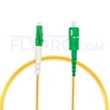 Picture of 2m (7ft) LC APC to SC APC Simplex OS2 Single Mode PVC (OFNR) 2.0mm Fiber Optic Patch Cable