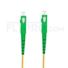 Picture of 2m (7ft) SC APC to SC APC Simplex OS2 Single Mode PVC (OFNR) 2.0mm Fiber Optic Patch Cable