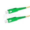 Picture of 5m (16ft) SC APC to SC APC Simplex OS2 Single Mode PVC (OFNR) 2.0mm Fiber Optic Patch Cable