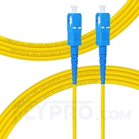 5m (16ft) SC UPC to SC UPC Simplex OS2 Single Mode LSZH 2.0mm Fiber Optic Patch Cable