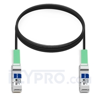 Arista Networks CAB-Q-Q-100G-3M Kompatibles 100G QSFP28 Passives Kupfer Twinax Direct Attach Kabel (DAC), 3m (10ft)