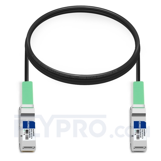 Picture of 2m (7ft) Brocade 100G-Q28-Q28-C-0201 Compatible 100G QSFP28 Passive Direct Attach Copper Twinax Cable